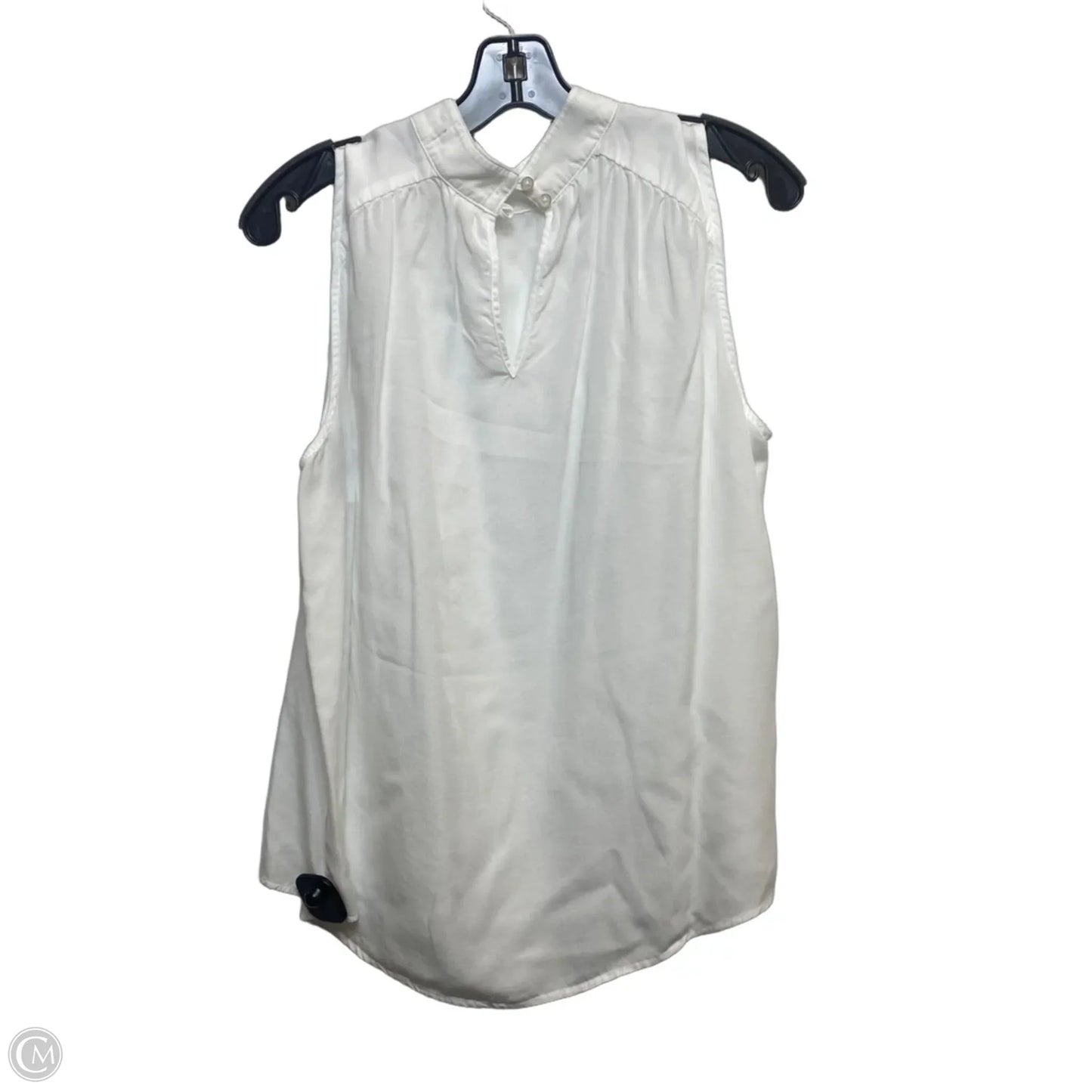 Top Sleeveless By Cloth & Stone In White, Size: M