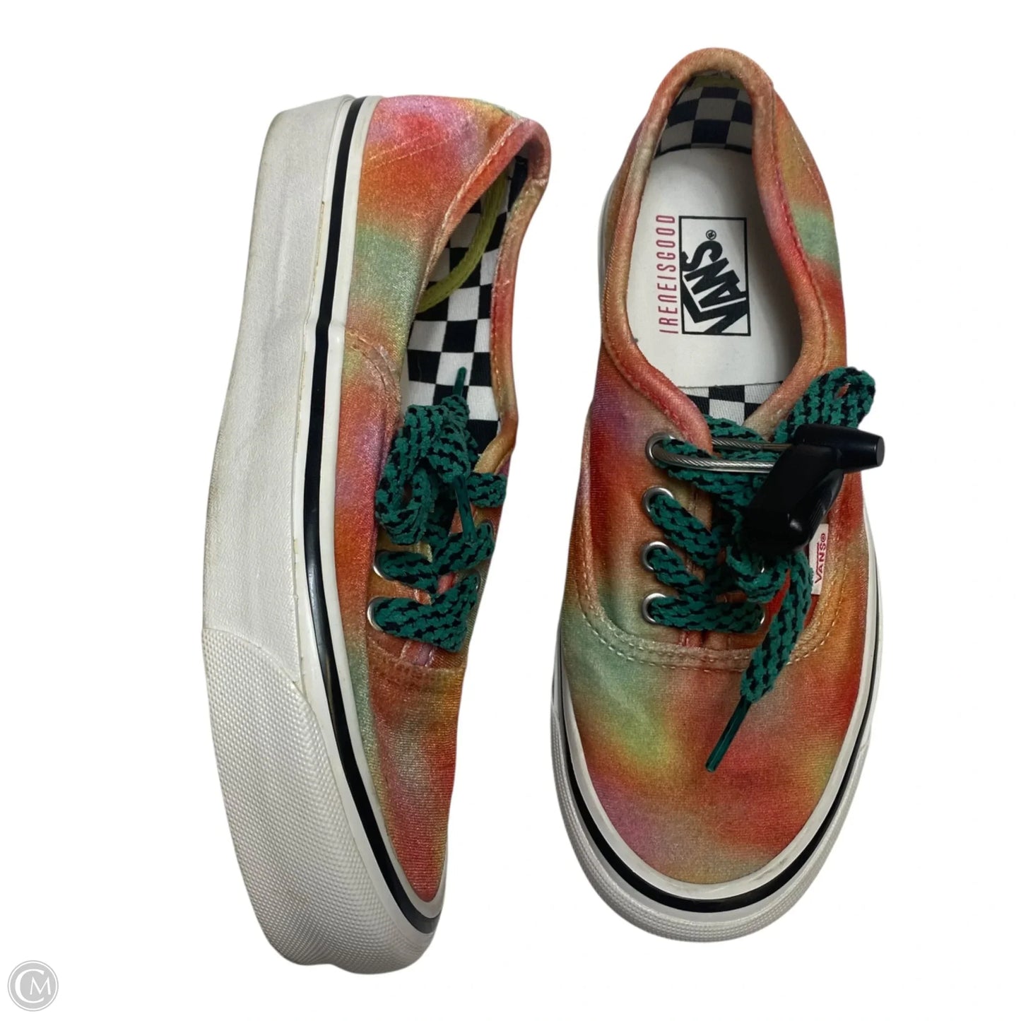 Shoes Sneakers By Vans In Orange, Size: 7.5