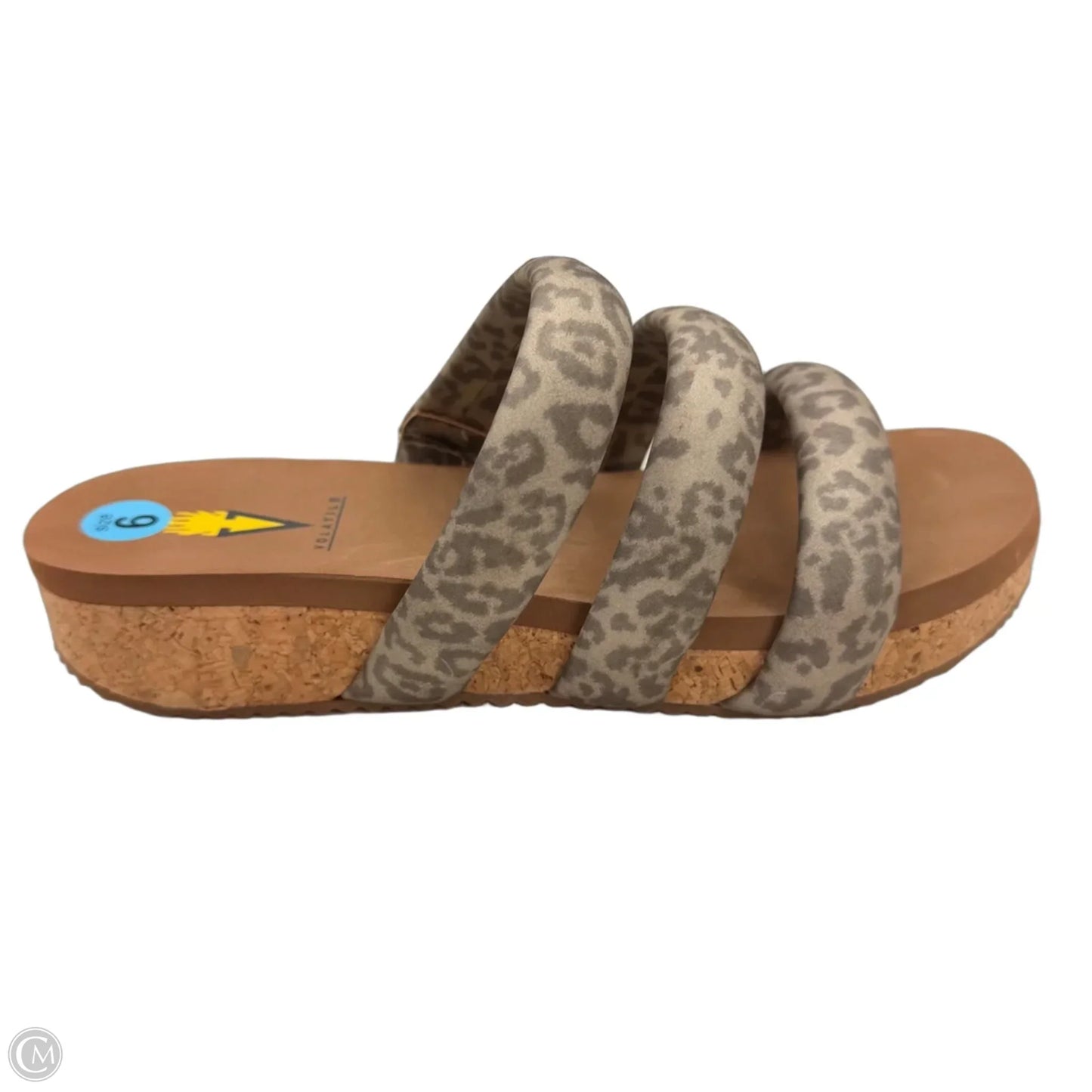 Sandals Flats By Volatile In Animal Print, Size: 6
