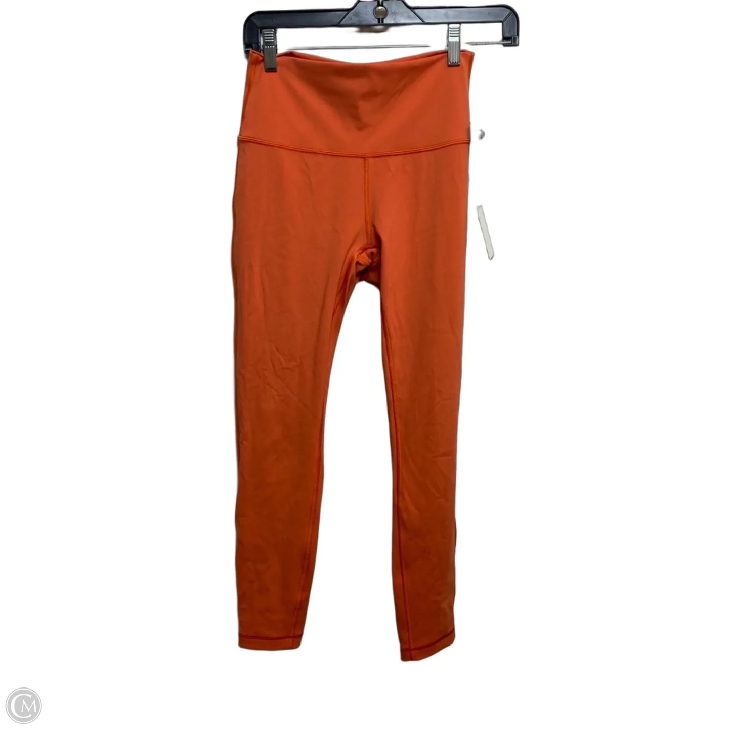 Athletic Leggings By Lululemon In Orange, Size: S