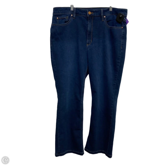 Jeans Cropped By Jones New York In Blue Denim, Size: 14