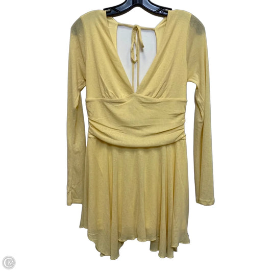 Dress Casual Short By Wild Fable In Yellow, Size: M