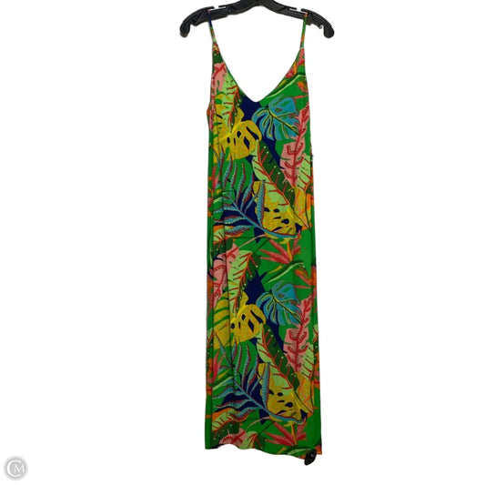 Dress Casual Midi By Olivaceous In Green, Size: L