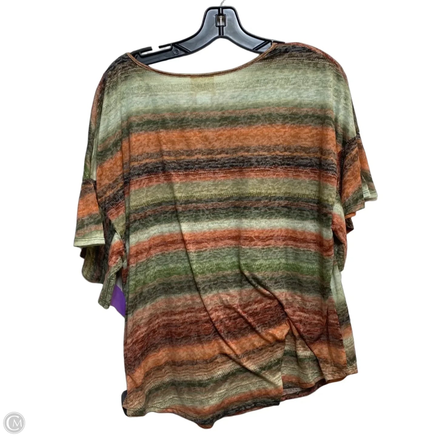 Top Short Sleeve By Ruby Rd In Green, Size: Xl