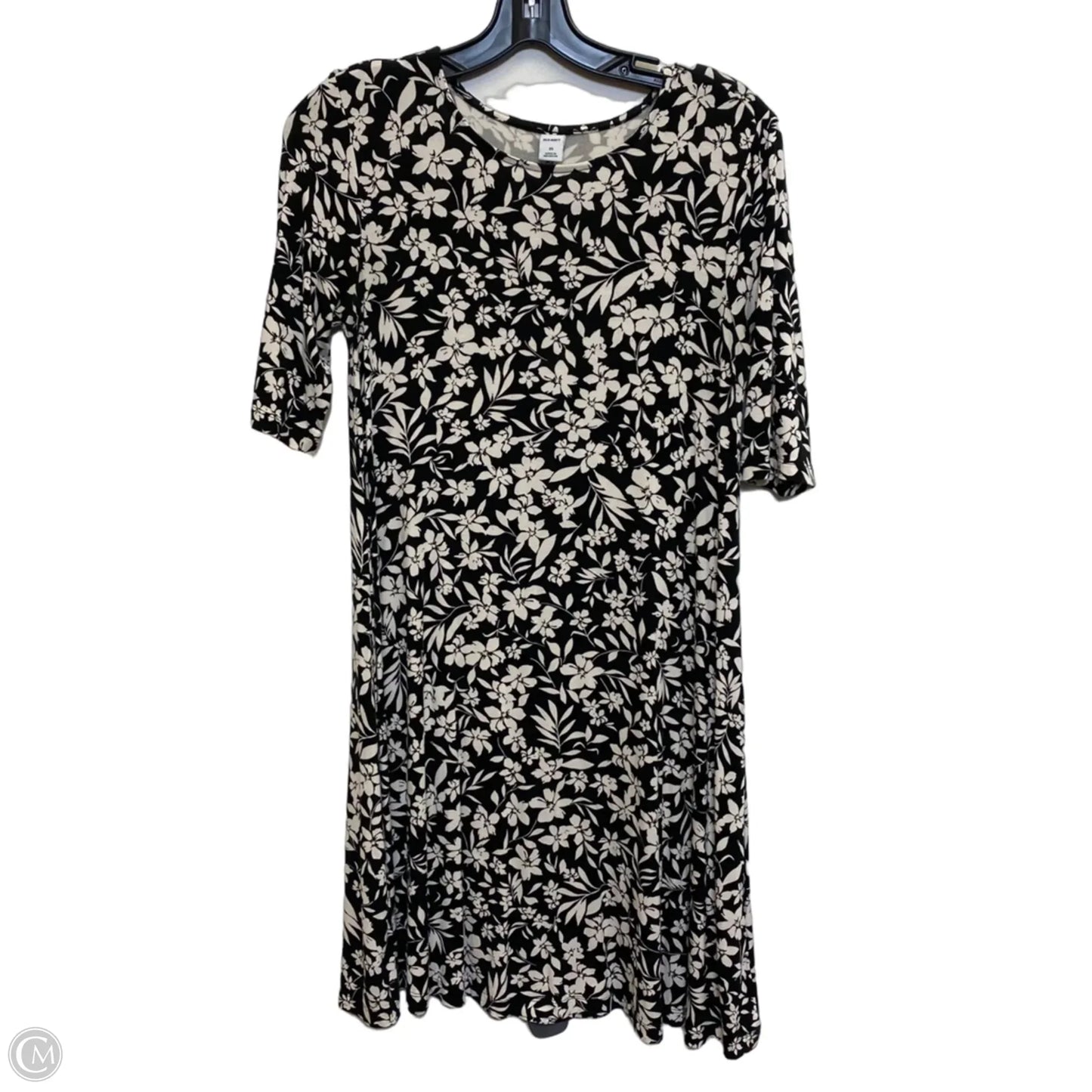 Dress Casual Short By Old Navy In Black & Cream, Size: Xs