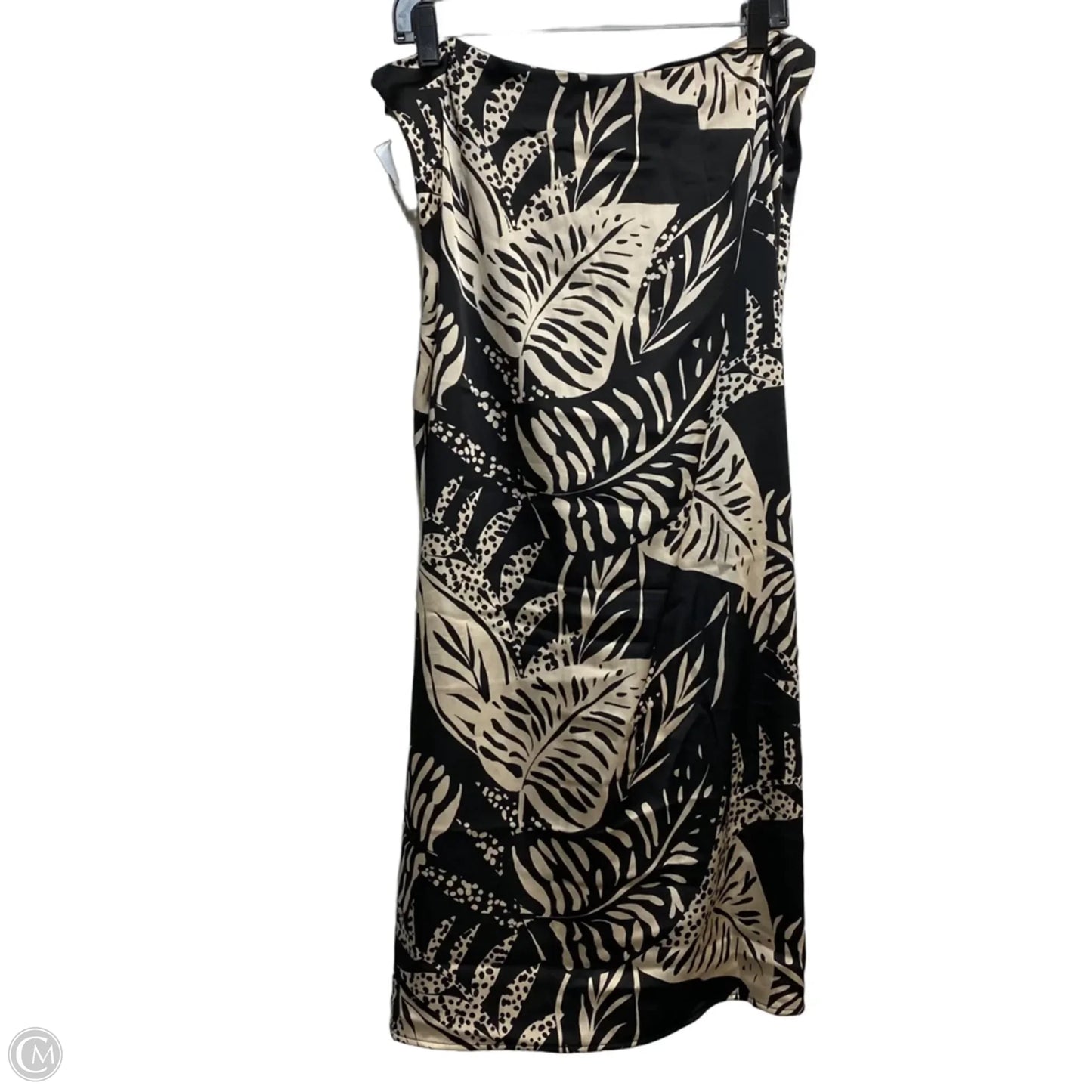 Skirt Set 2pc By Future Collective In Black & Cream, Size: L