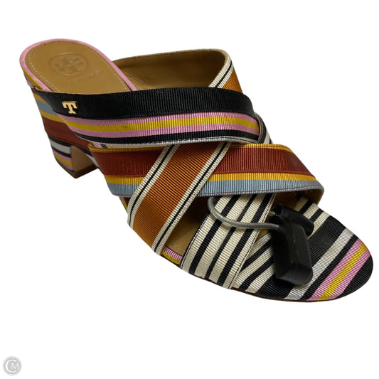 Sandals Designer By Tory Burch In Multi-colored, Size: 7.5