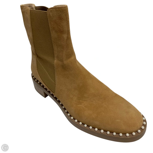 Boots Designer By Stuart Weitzman In Brown, Size: 7.5