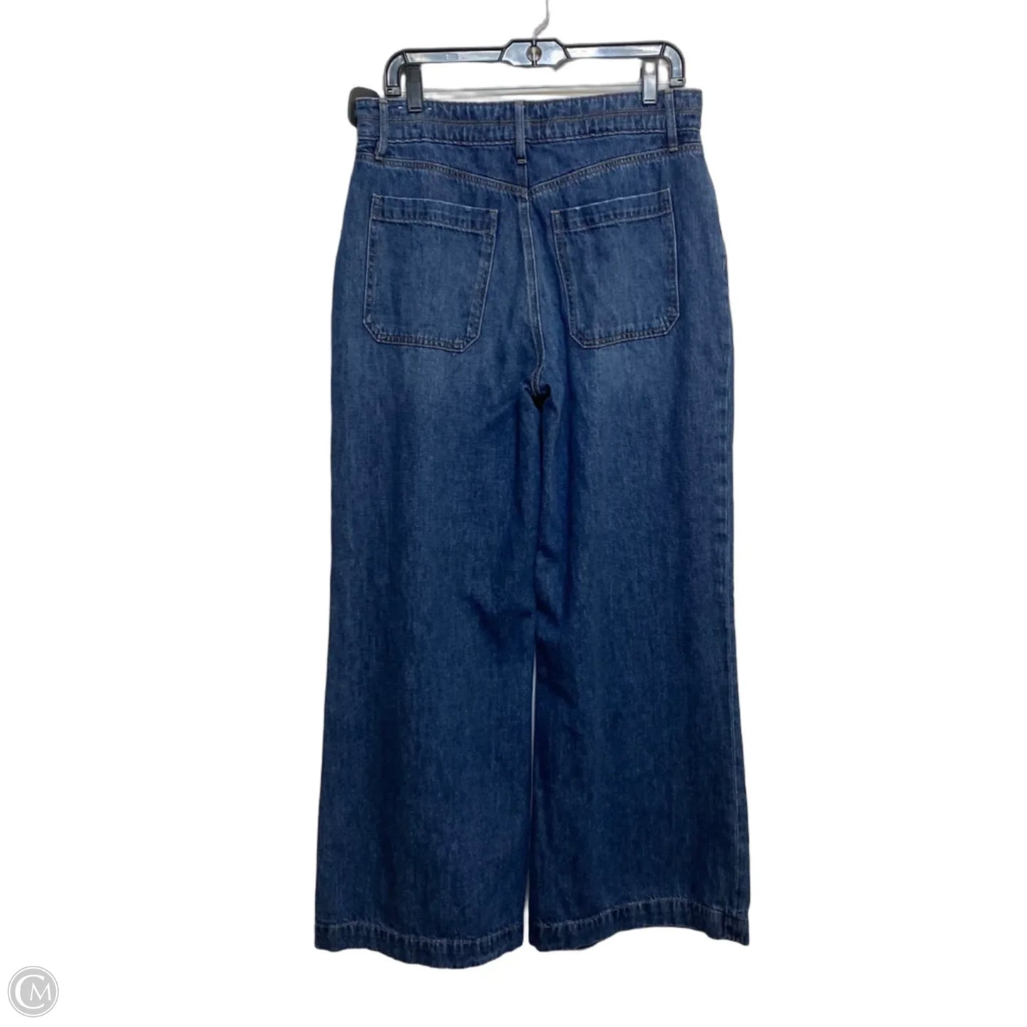 Jeans Wide Leg By Loft In Blue Denim, Size: 8