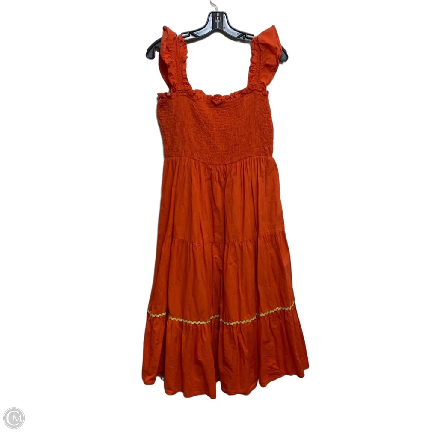Dress Casual Midi By Jude Connally In Orange, Size: M
