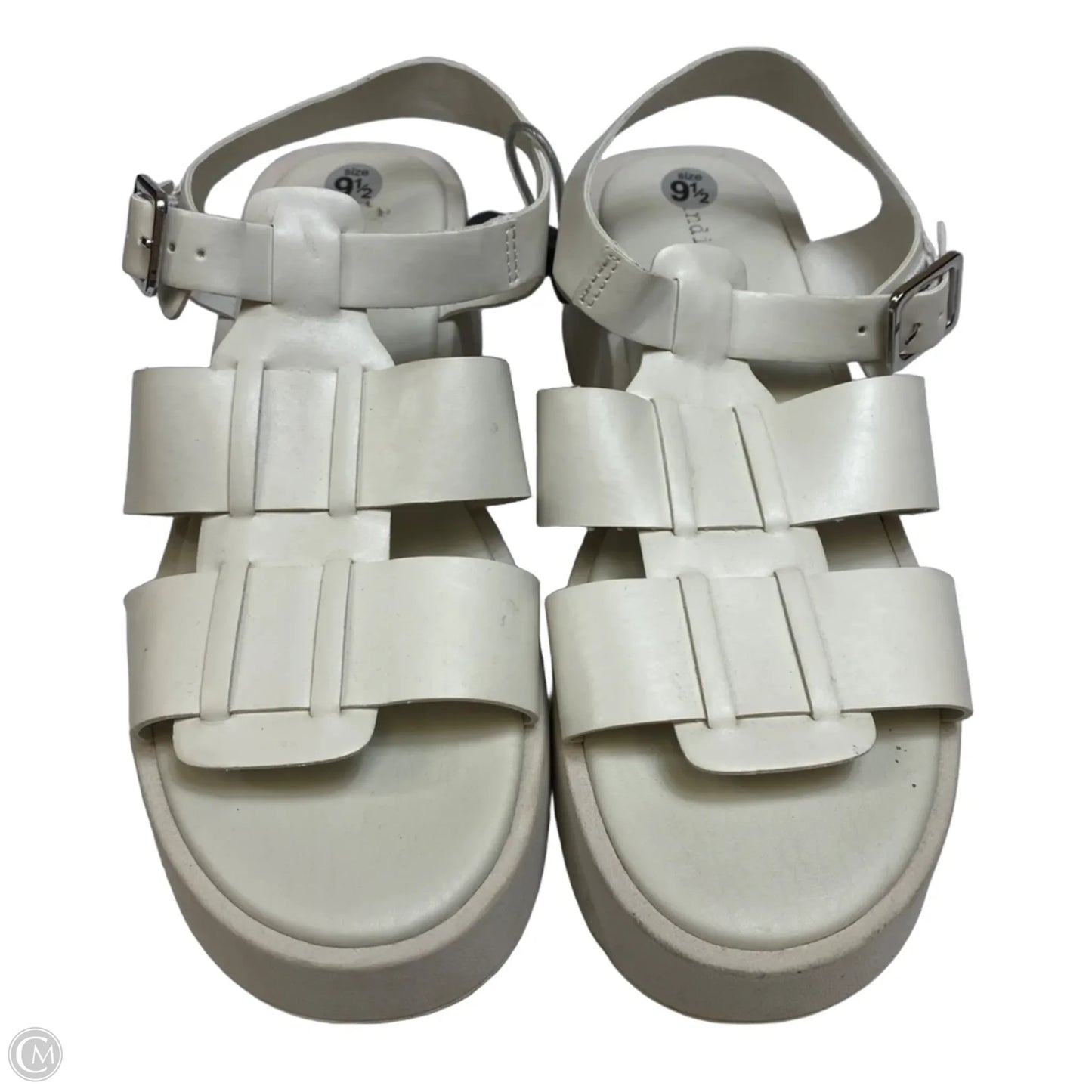 Sandals Heels Platform By Indigo Rd In Cream, Size: 9.5