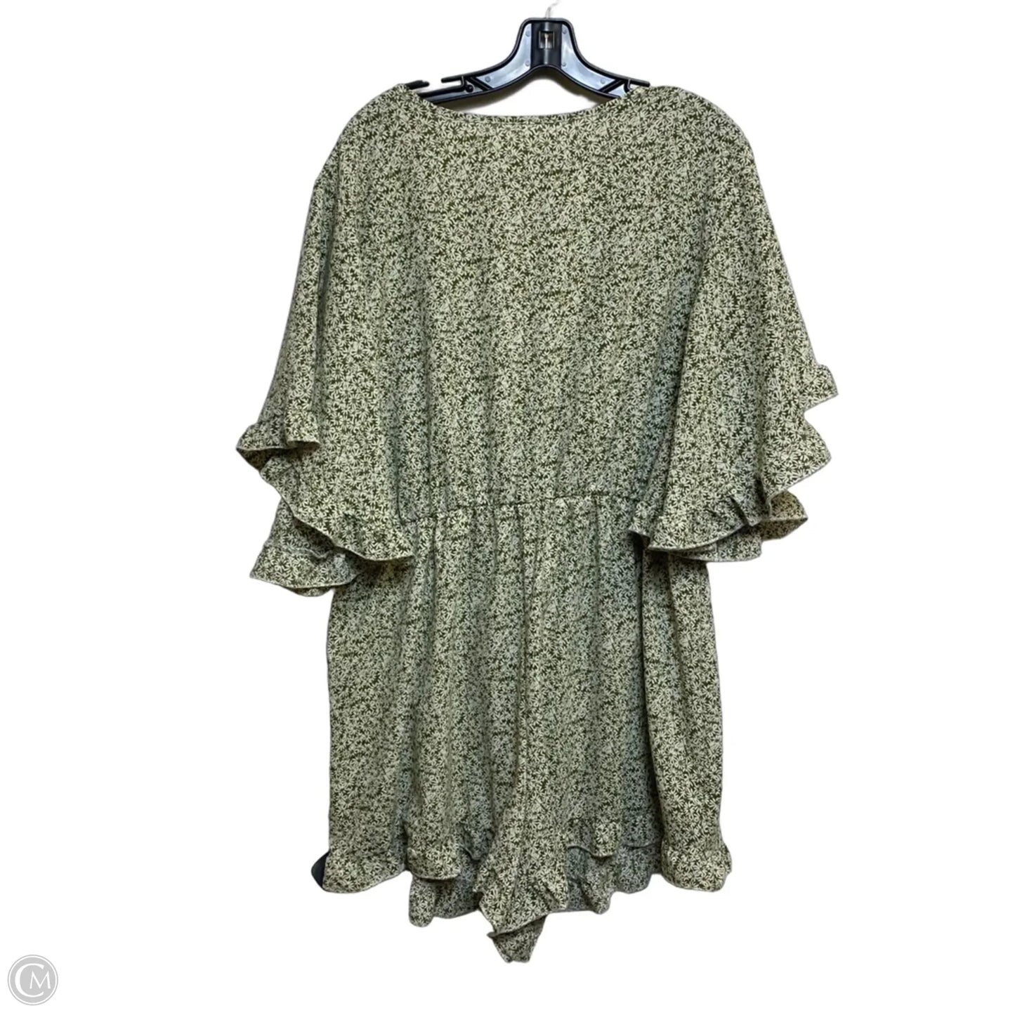 Romper By Shein In Green, Size: 3x