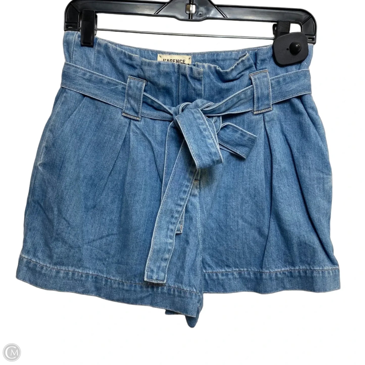 Shorts By L Agence In Blue Denim, Size: 2