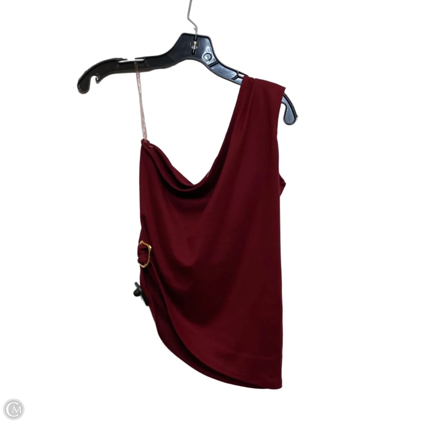 Top Sleeveless By Electric Behaviour In Red, Size: L