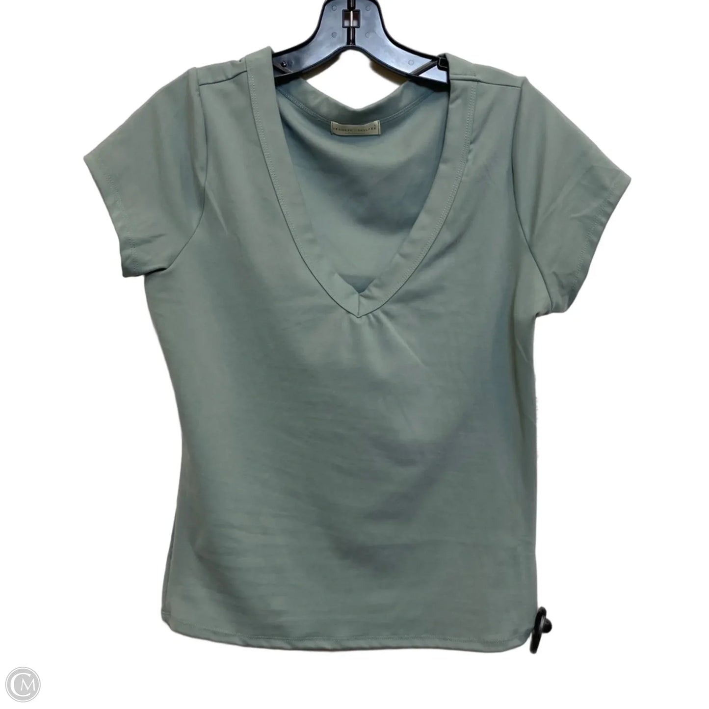Top Short Sleeve Basic By Frankee & Skylarr In Green, Size: L