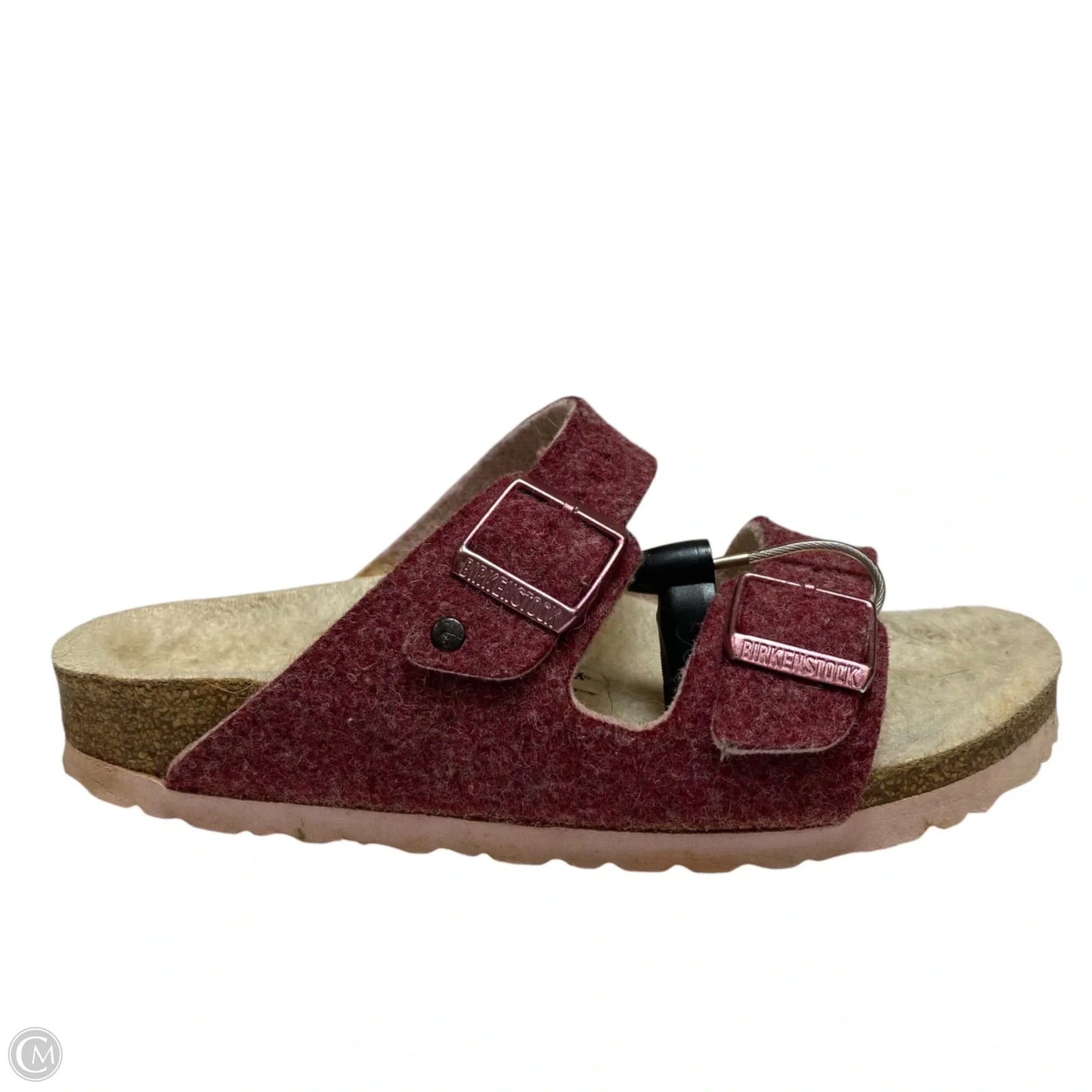 Sandals Flats By Birkenstock In Red, Size: 5