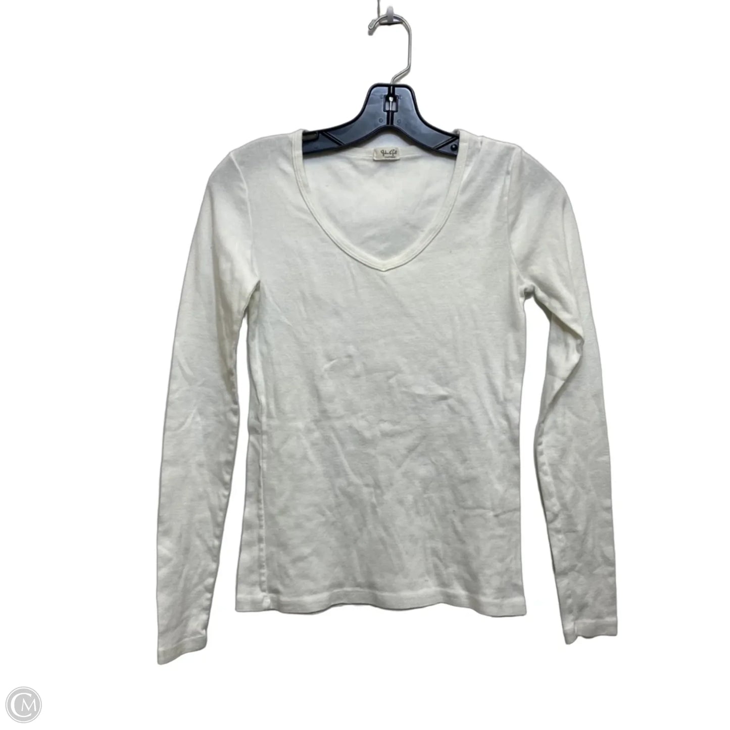 Top Long Sleeve Basic By John Galt In White, Size: S