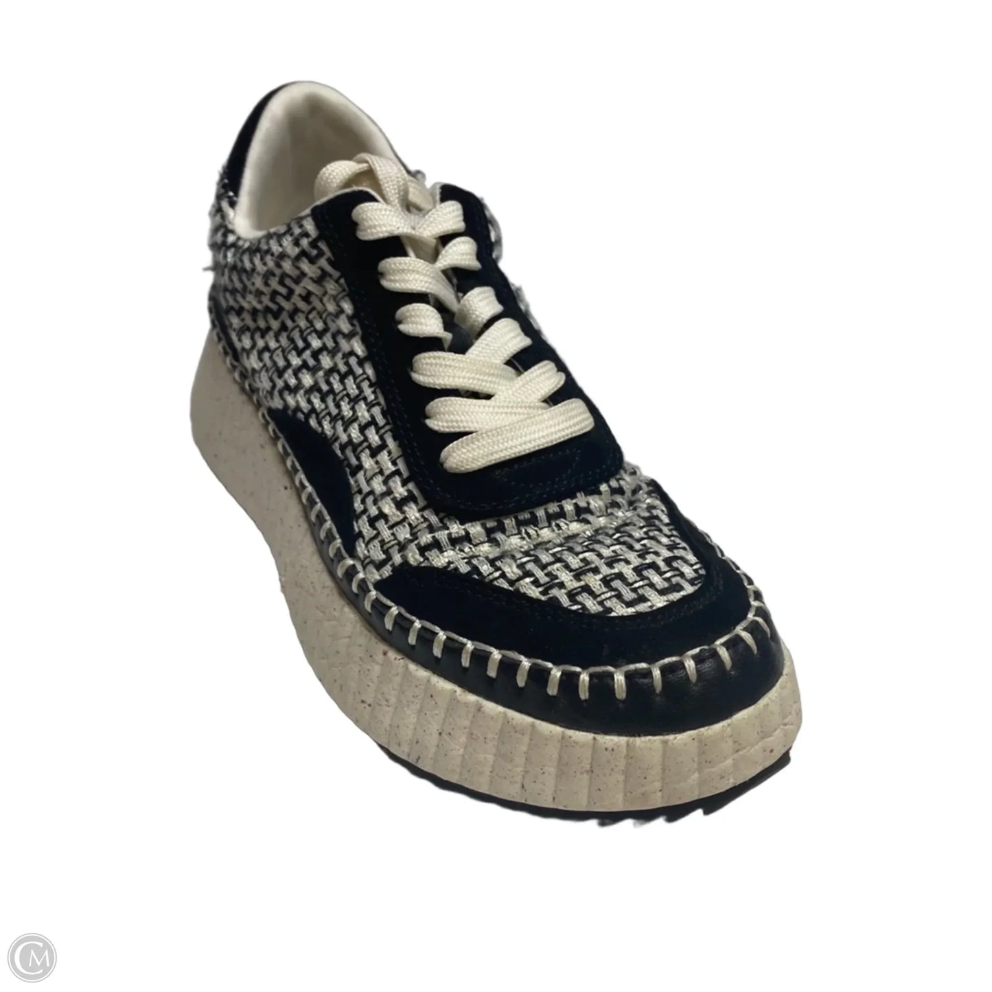 Shoes Sneakers By Universal Thread In Black & Cream, Size: 6.5