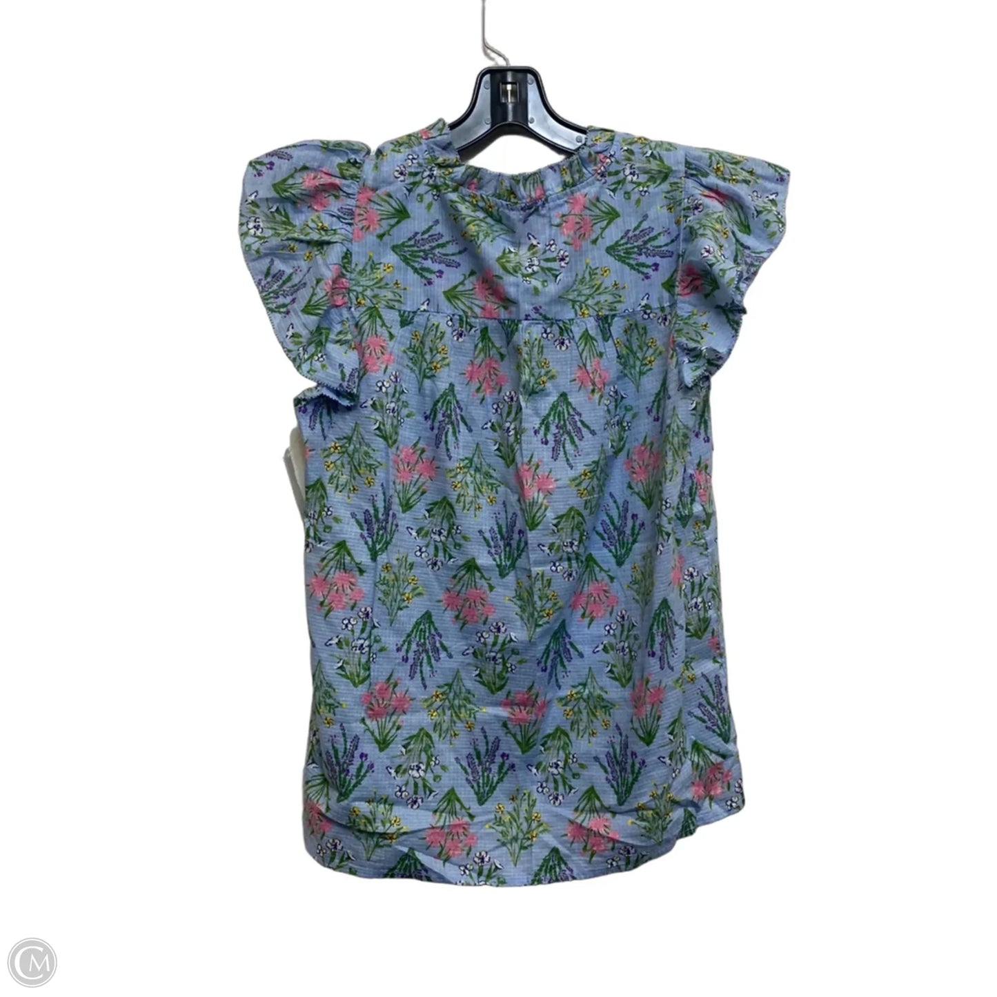 Top Sleeveless By Loft In Blue, Size: S