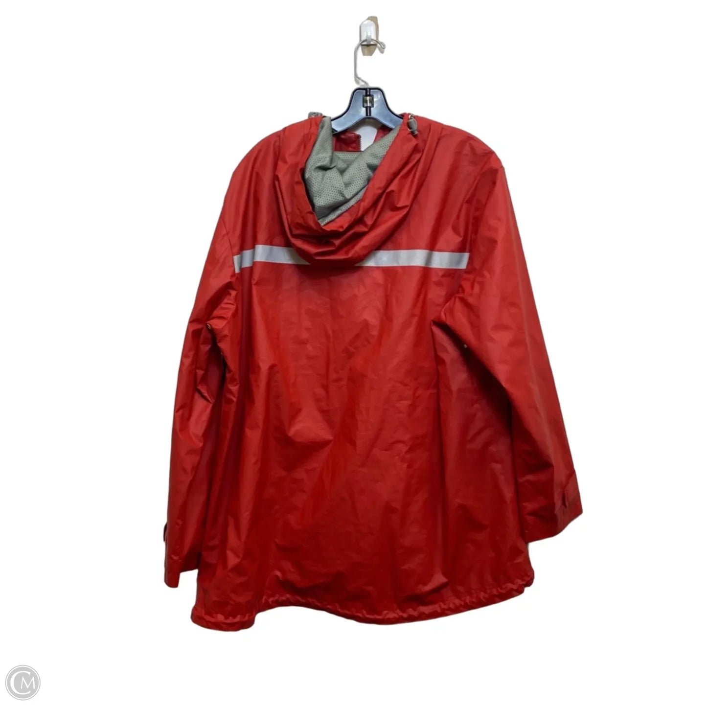 Coat Raincoat By Charles River In Red, Size: 3x
