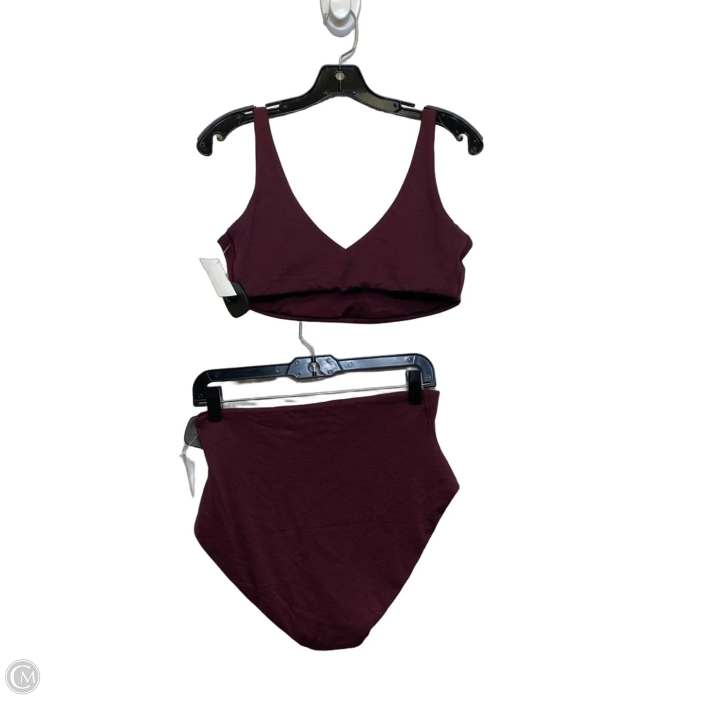 Swimsuit 2pc By Spanx In Maroon, Size: L