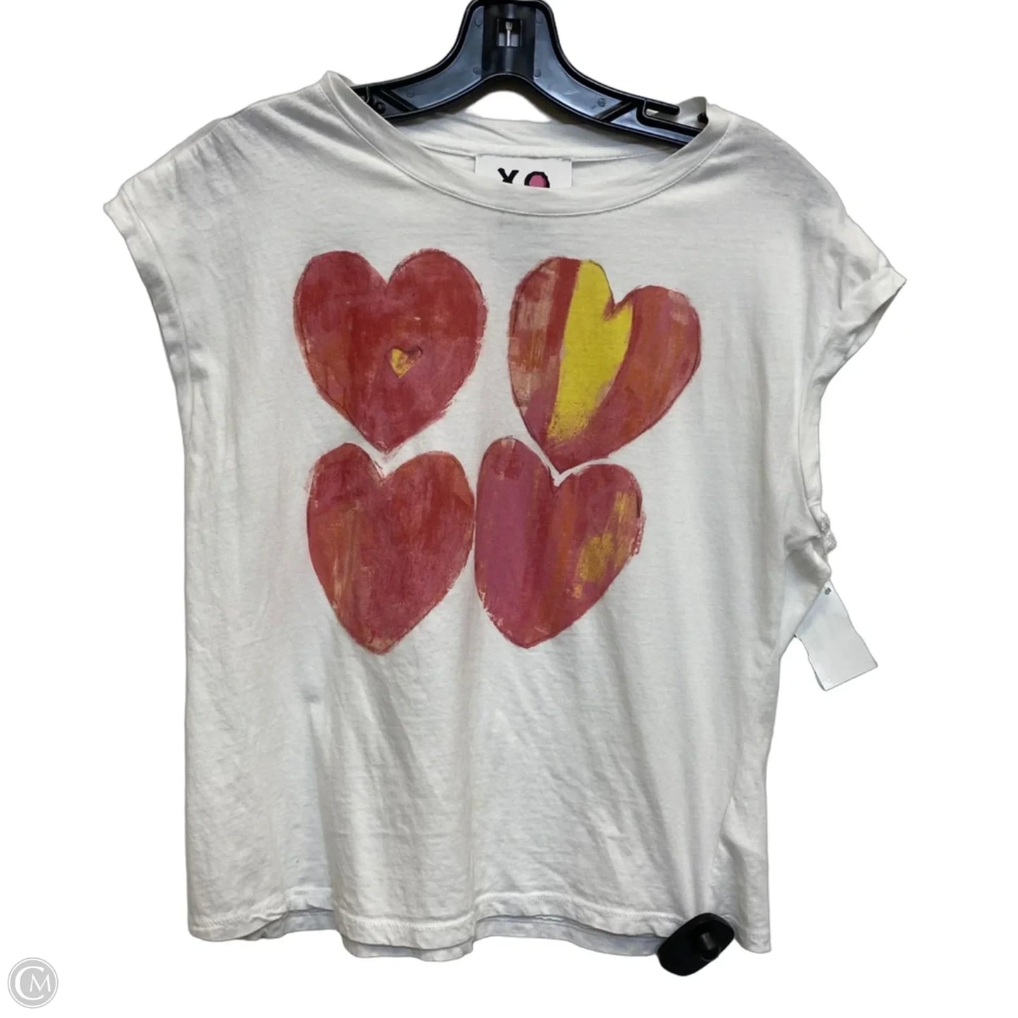 Top Sleeveless By Kerri Rosenthal In White, Size: M