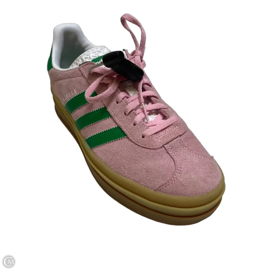 Shoes Sneakers Platform By Adidas In Green & Pink, Size: 10