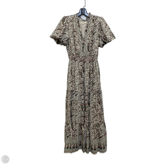 Dress Casual Maxi By Max Studio In Tan, Size: M