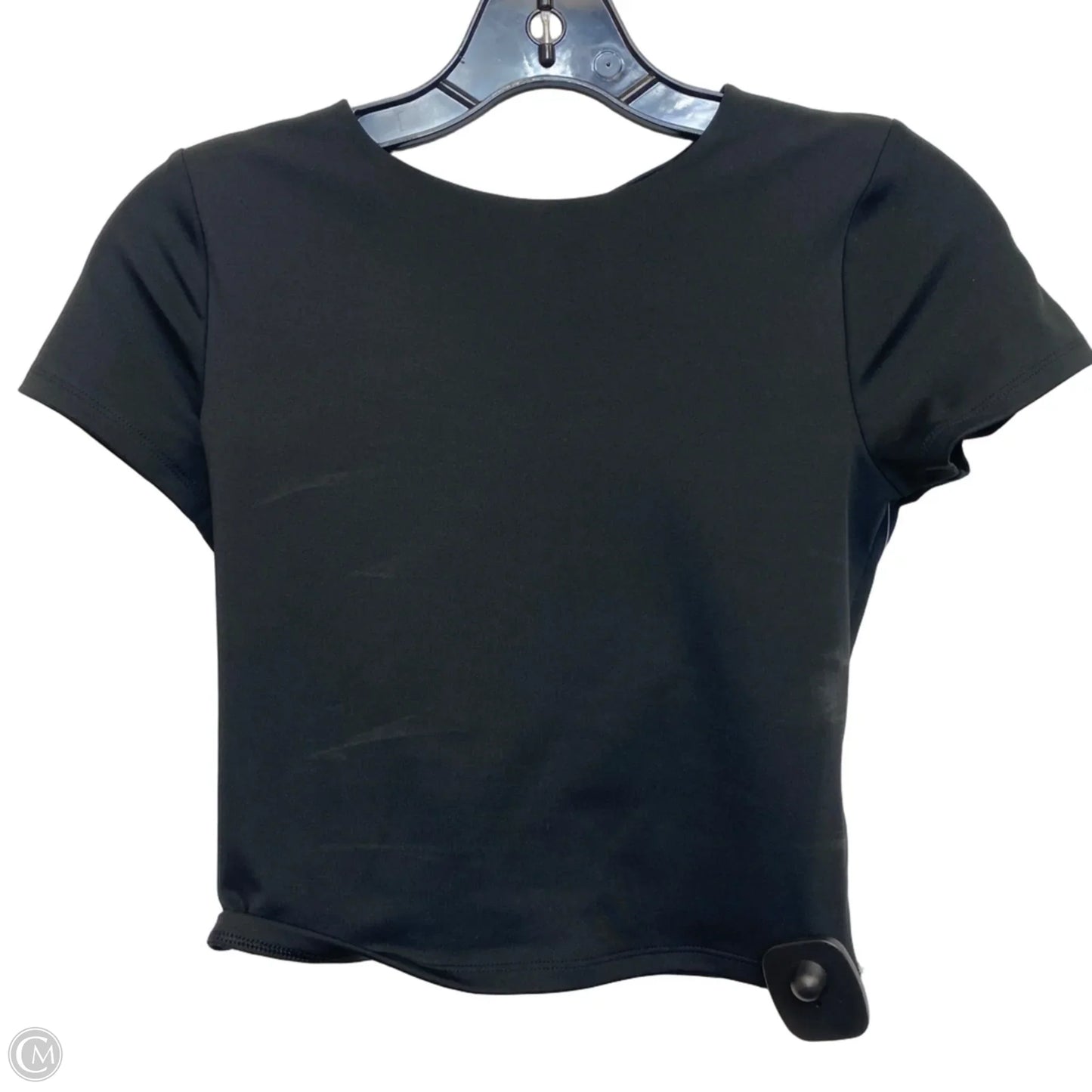 Top Short Sleeve Basic By Express In Black, Size: Xs
