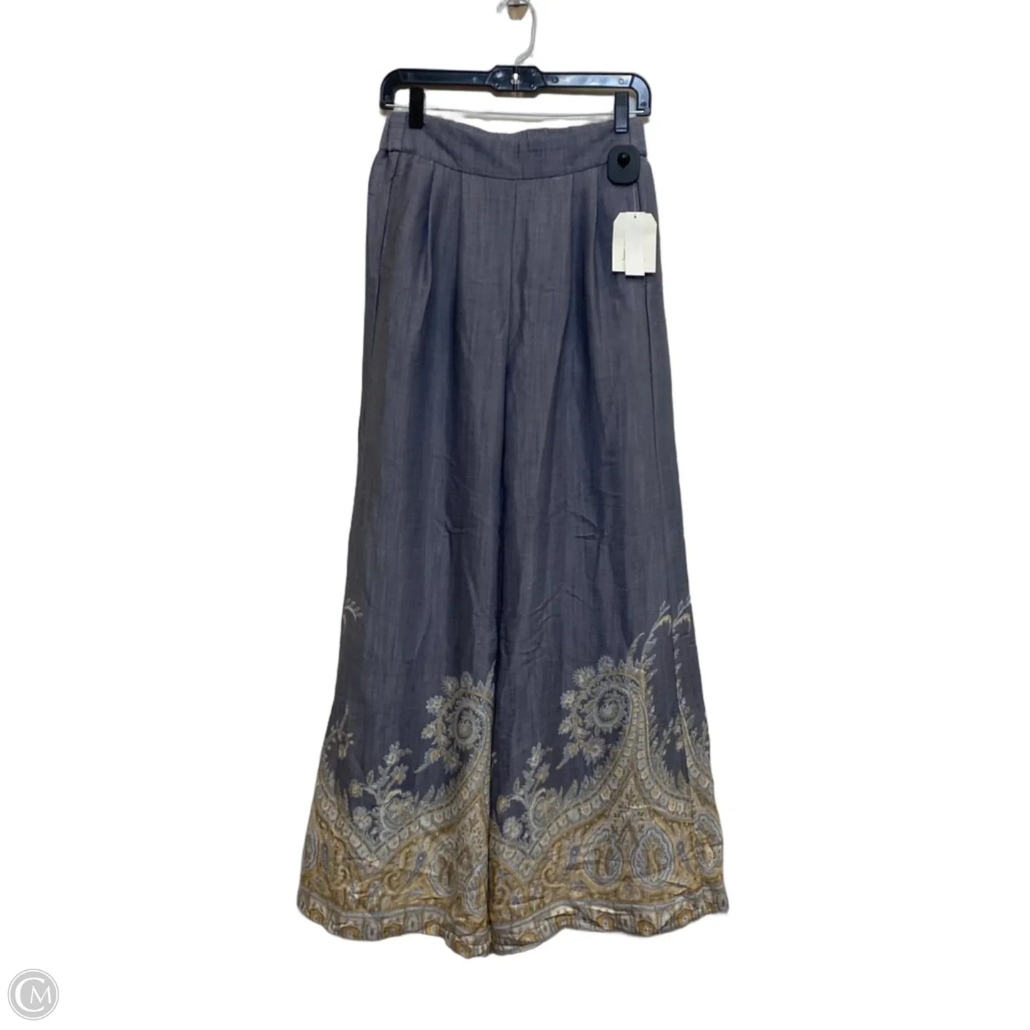 Pants Wide Leg By Wonderly In Blue, Size: S