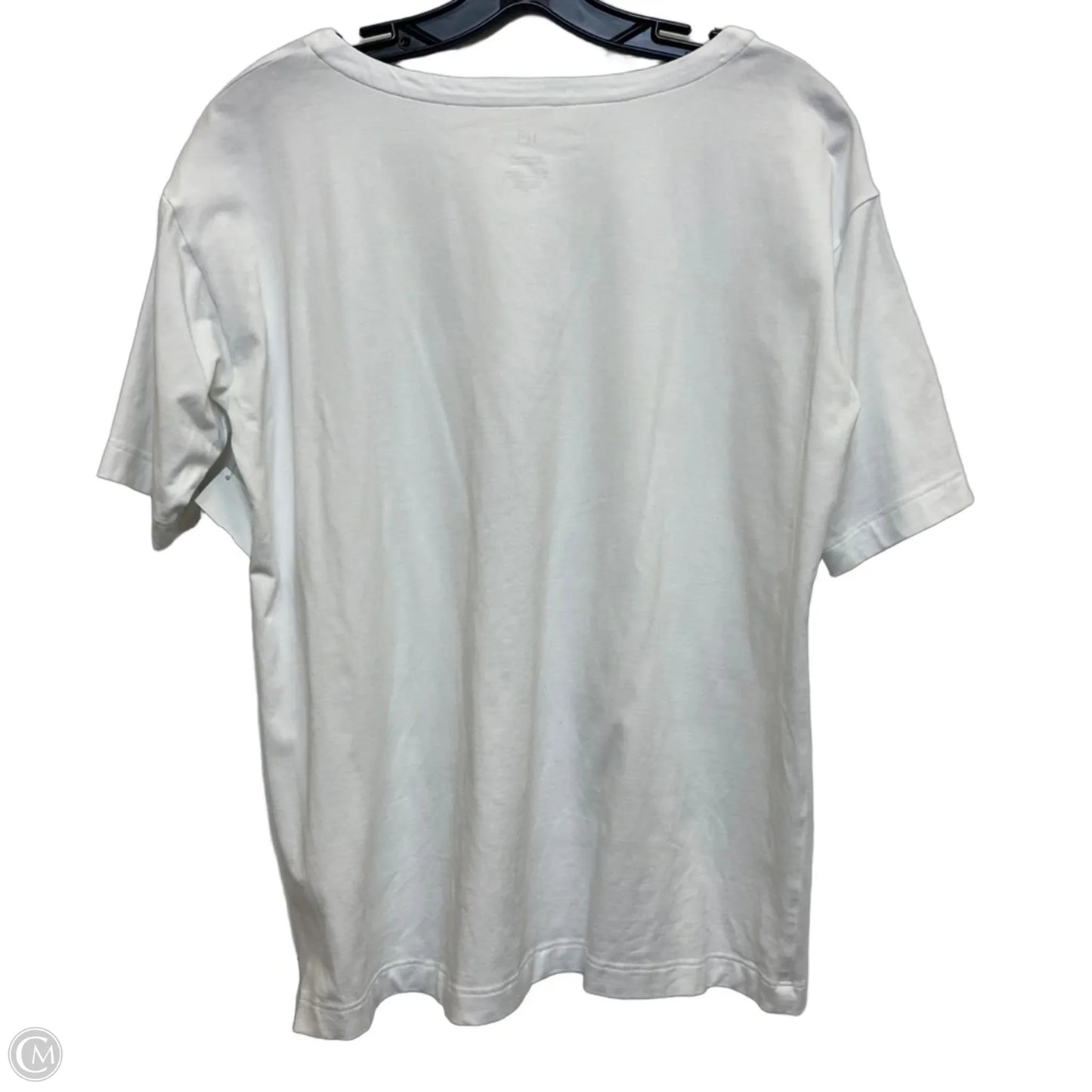 Top Short Sleeve Basic By J. Jill In White, Size: S