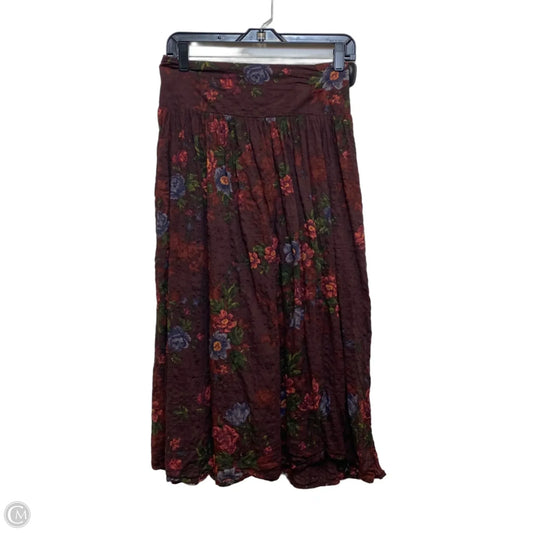 Skirt Midi By Natural Life In Red, Size: M