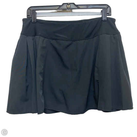 Athletic Skort By Etonic  In Black, Size: L