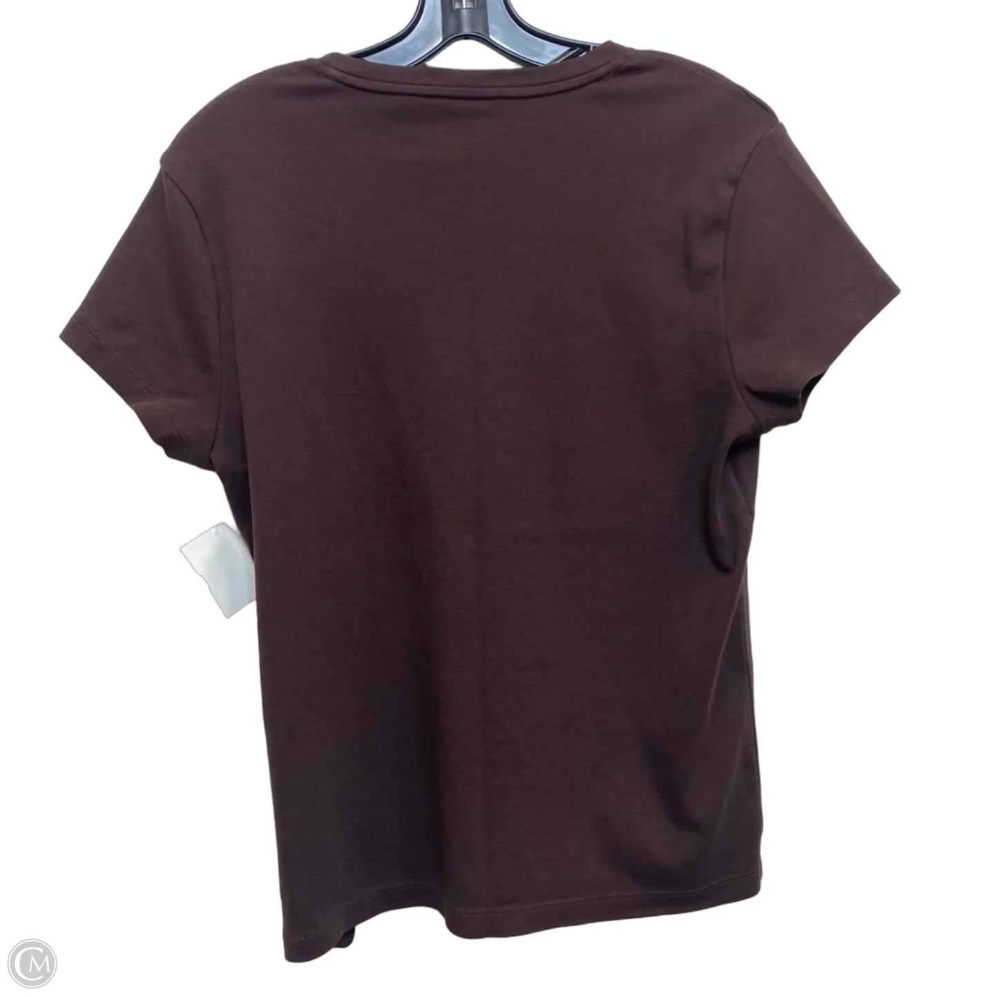 Top Short Sleeve Basic By J. Crew In Brown, Size: L
