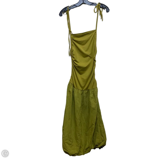 Dress Casual Midi By Cmf In Green, Size: M