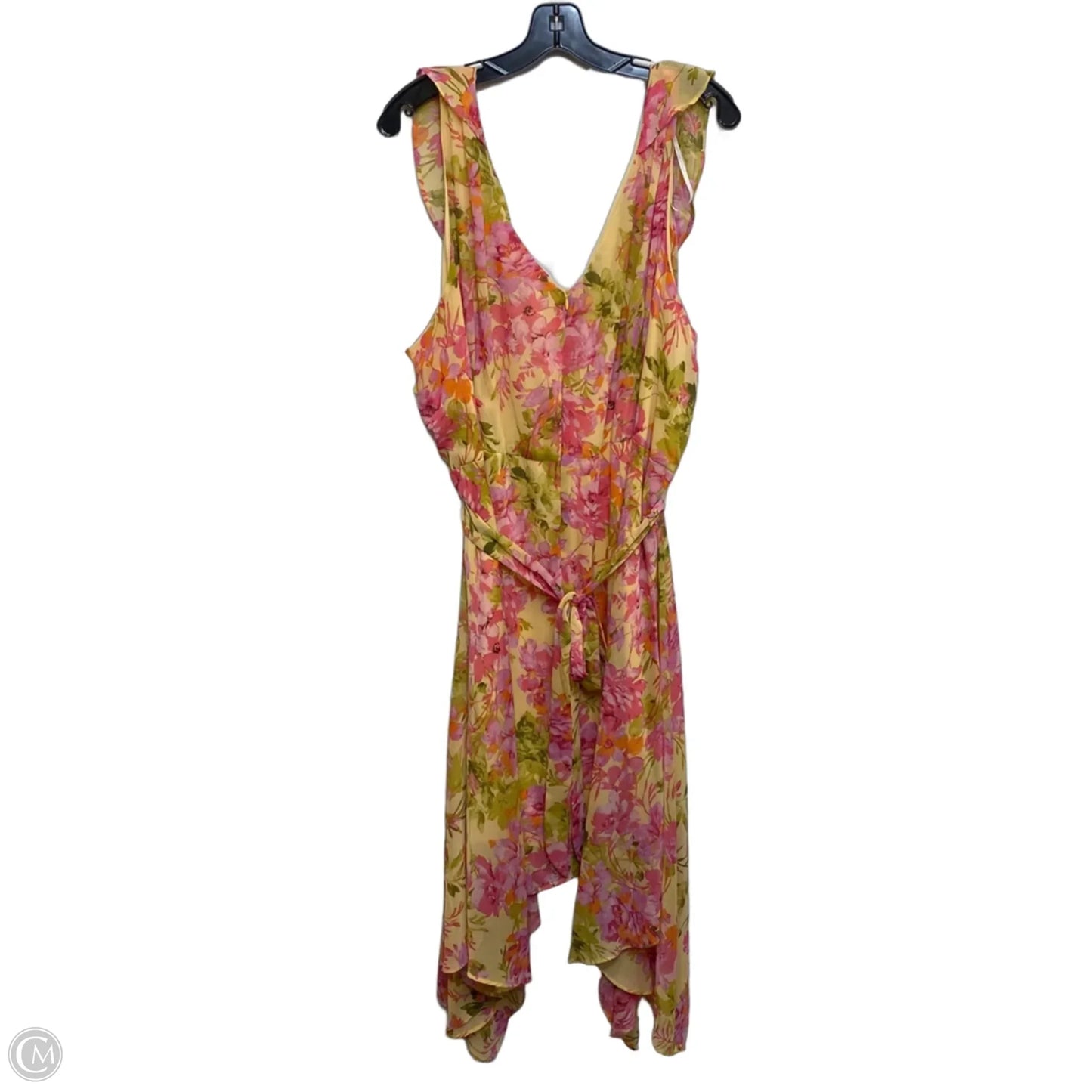 Dress Casual Maxi By Emma And Michele In Yellow, Size: 3x
