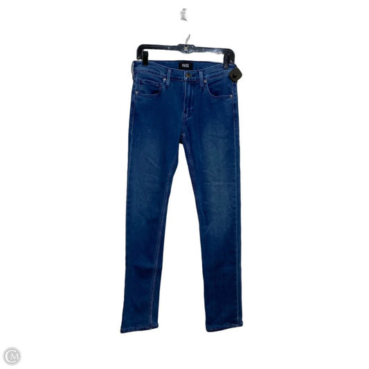Jeans Designer By Paige In Blue Denim, Size: 6