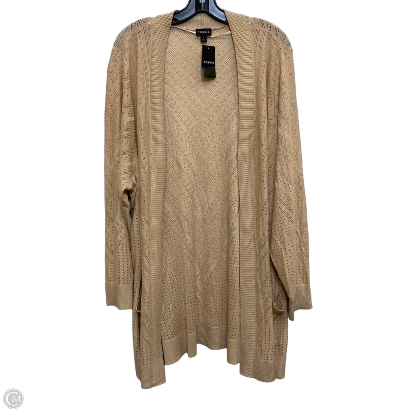 Cardigan By Torrid In Tan, Size: 3x