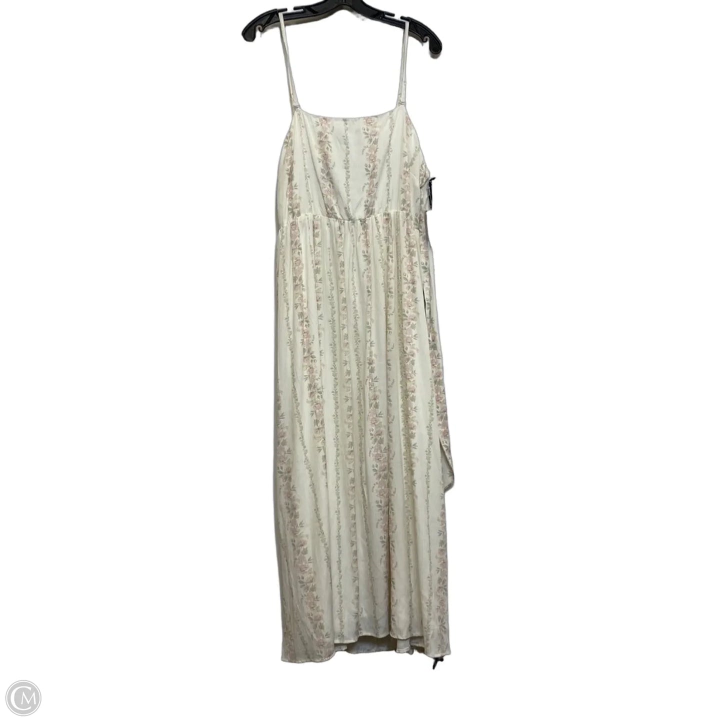 Dress Casual Maxi By Celebrity Pink In Cream, Size: Xxl