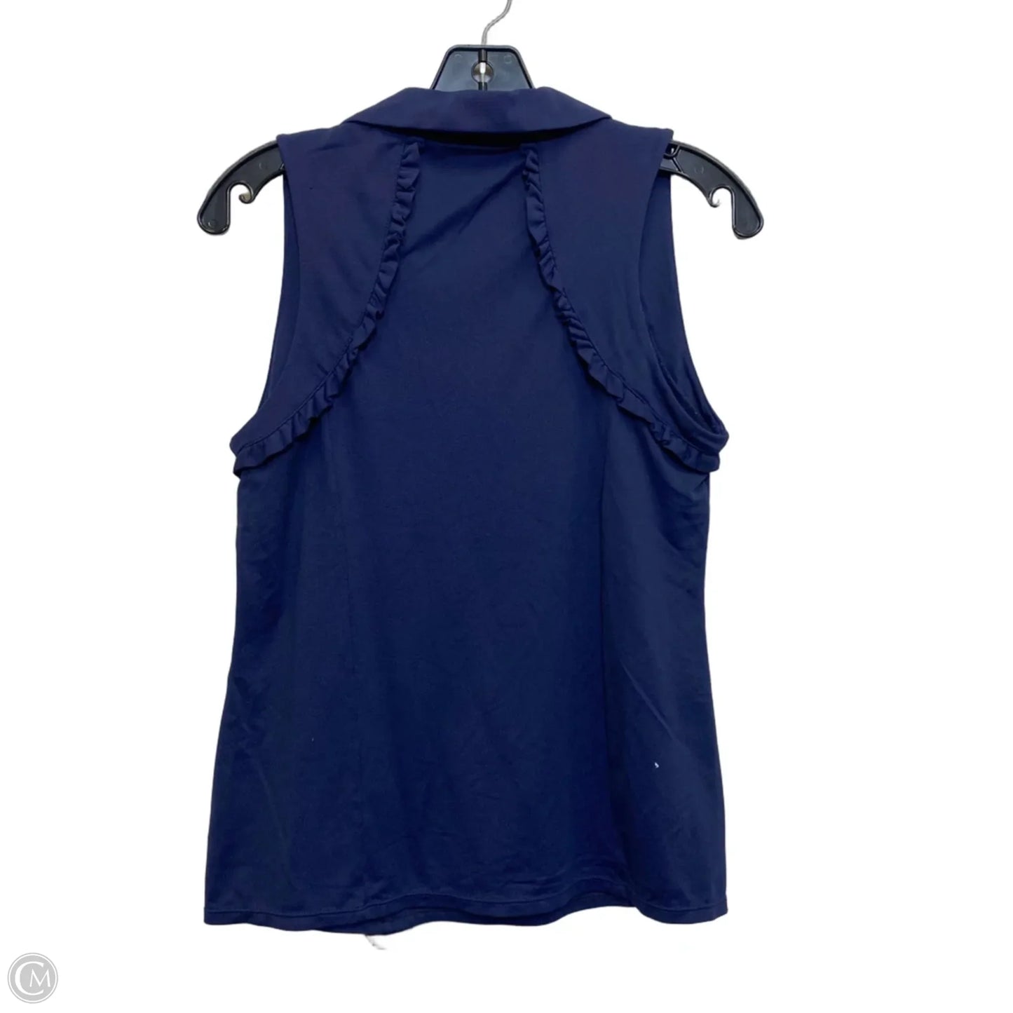 Top Sleeveless Designer By Lilly Pulitzer In Navy, Size: M