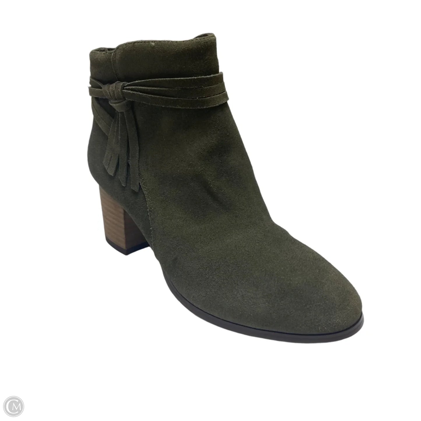 Boots Ankle Heels By Violet & Red In Green, Size: 6