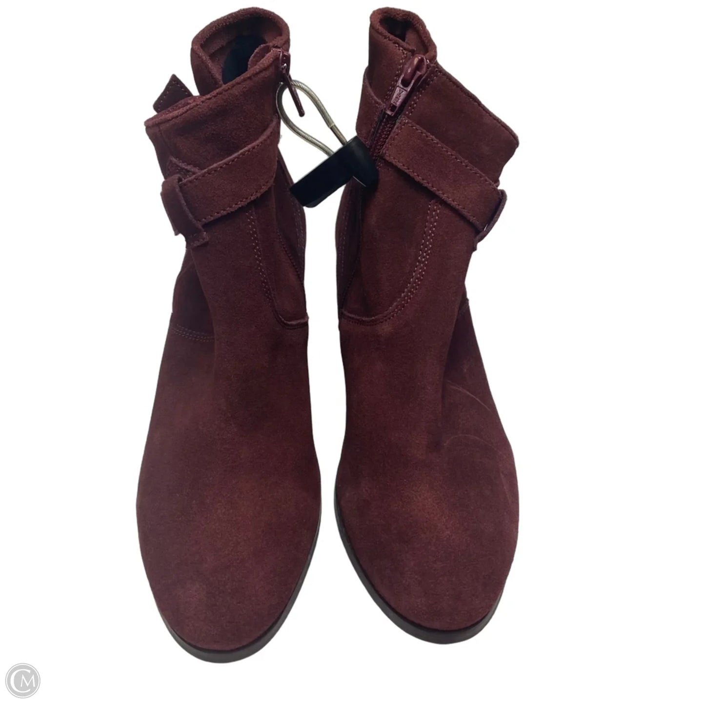 Boots Ankle Heels By Diba In Red, Size: 8