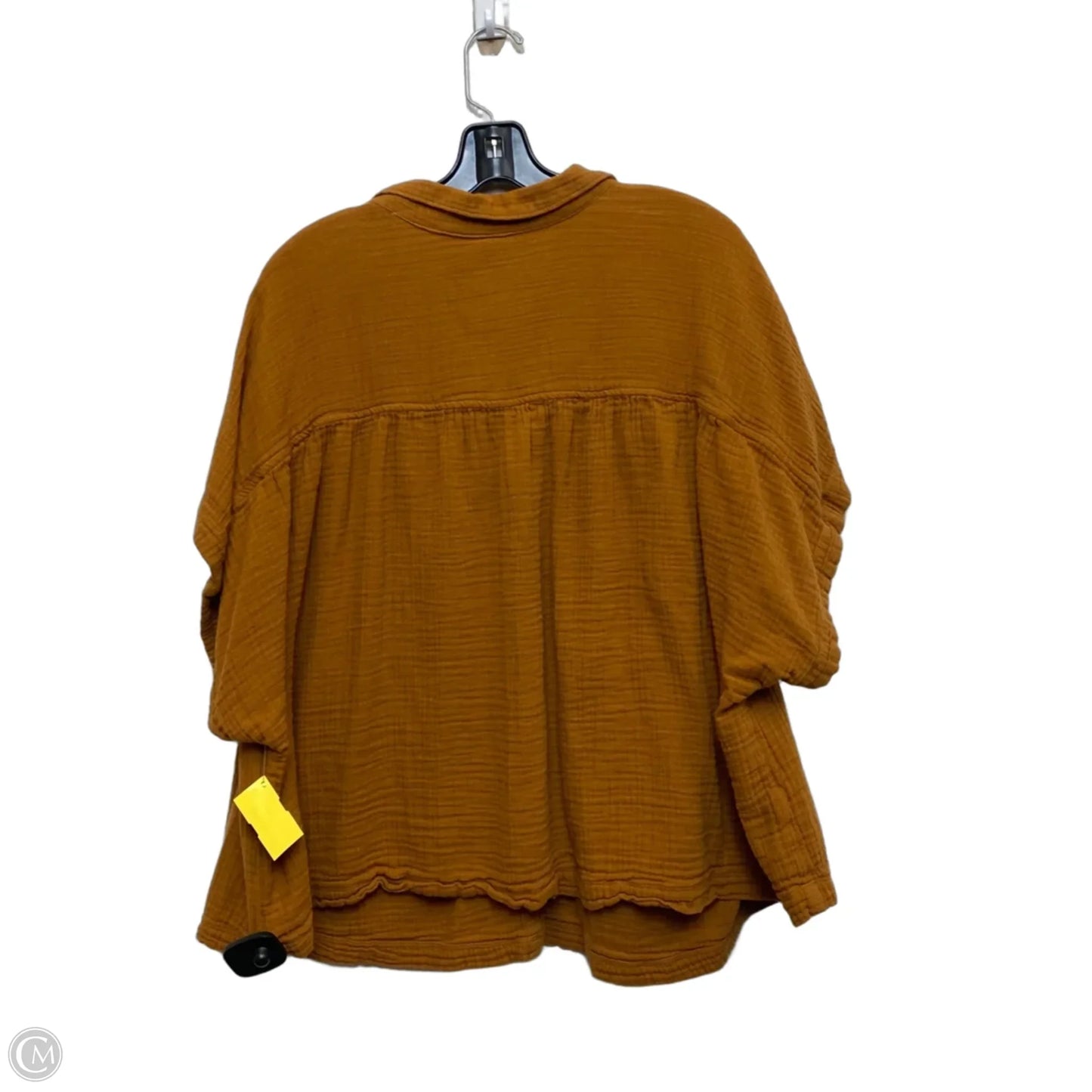 Top Short Sleeve By Old Navy In Brown, Size: 3x