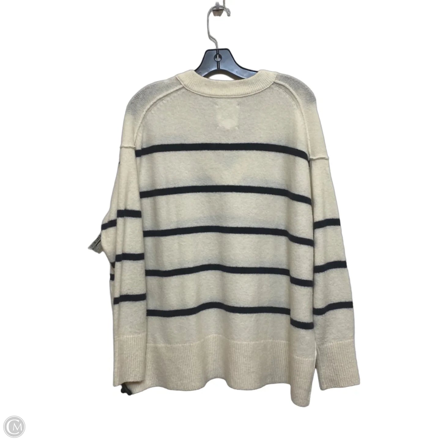 Sweater By Aerie In Blue & Cream, Size: S