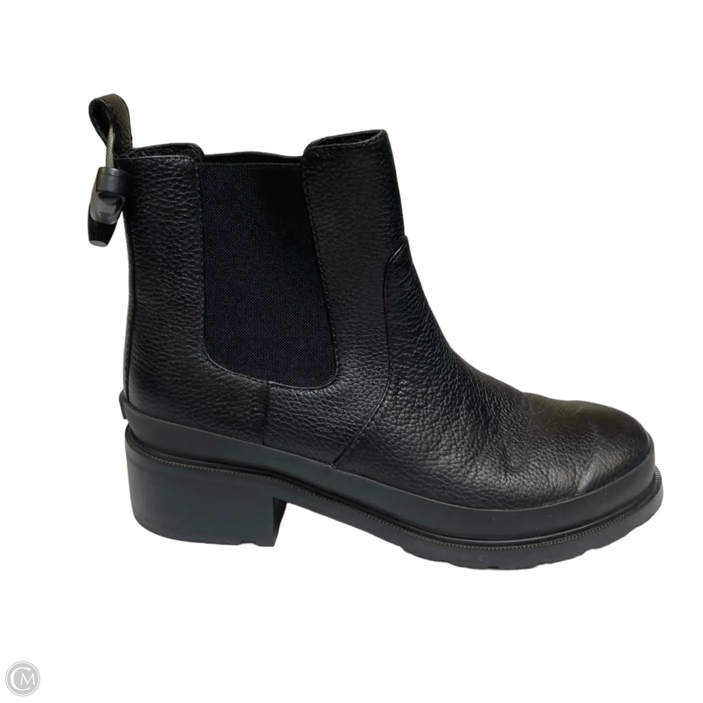 Boots Designer By Hunter In Black, Size: 9