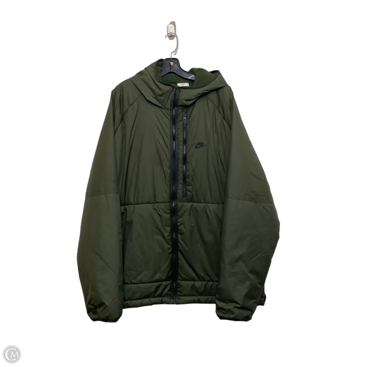 Jacket Puffer & Quilted By Nike Apparel In Green, Size: 3x