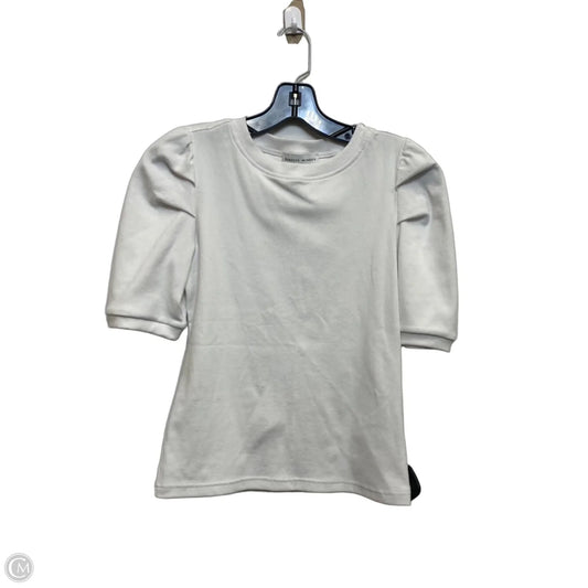 Top Short Sleeve Designer By Rebecca Minkoff In White, Size: Xs