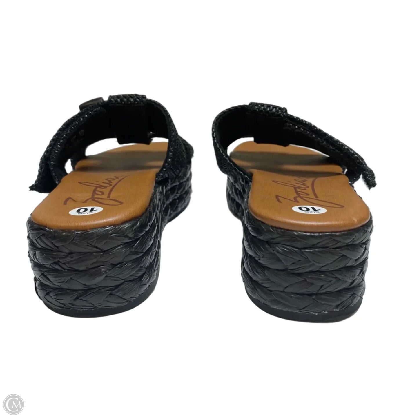 Sandals Heels Platform By Zodiac In Black, Size: 10