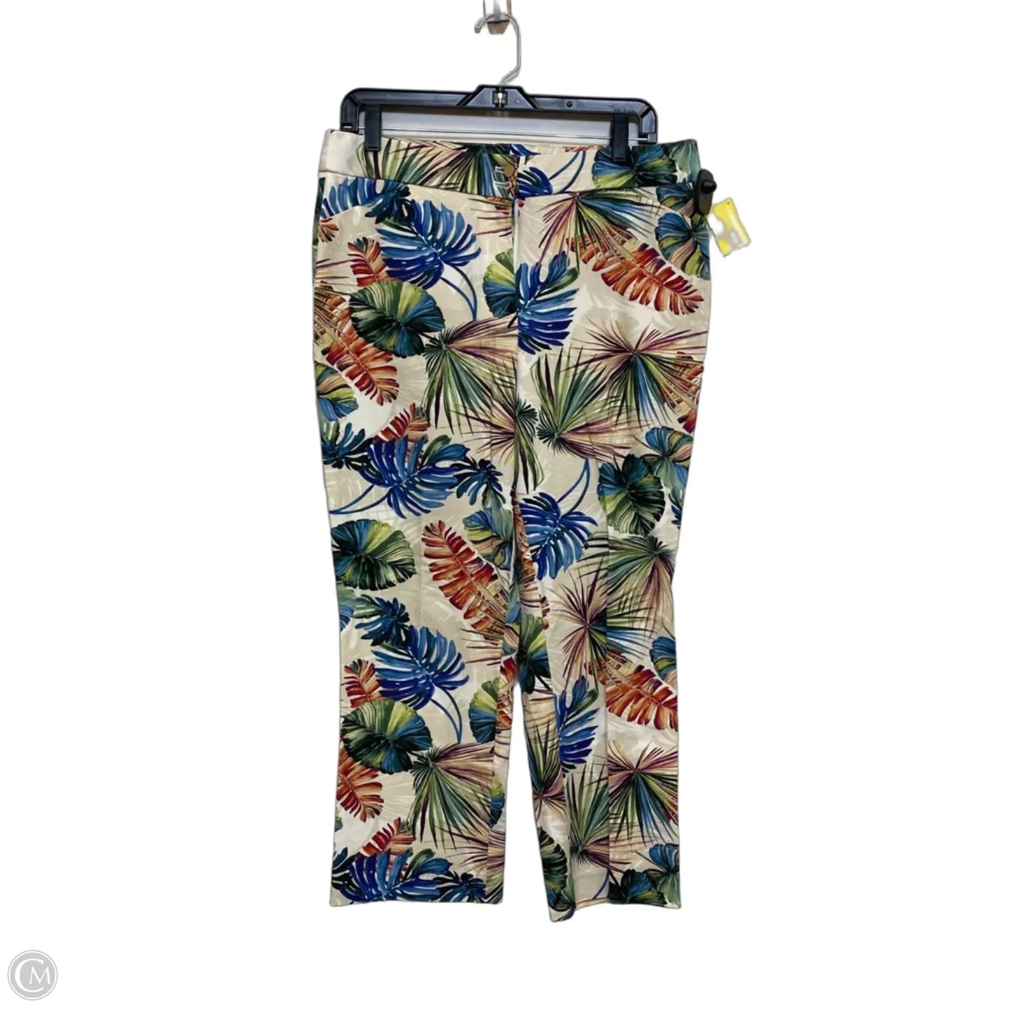 Pants Chinos & Khakis By Chicos In Blue & Cream, Size: 10