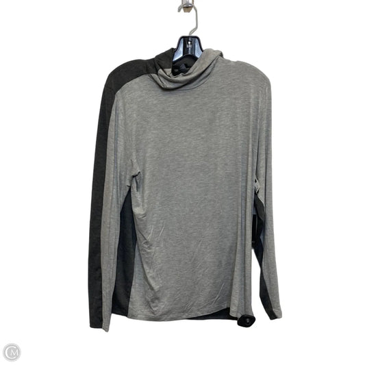 Top Long Sleeve By Eloquii In Grey, Size: 1x